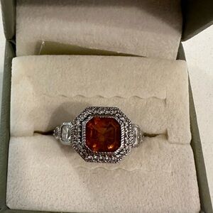 Judith Ripka Madeira Citrine Ring